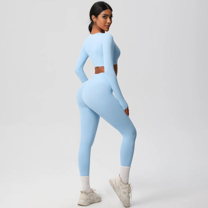 Yoga Suit Sports Set Gym Push Up Shockproof High Intensity Pilates Clothes Women Breathable Quick Drying Women's Yoga Pants