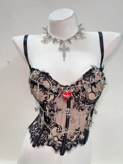 y2k Tops harajuku fashionPunk Tank Tops Cross Tank Tops y2k clothes y2k crop top gothic clothese girl clothes  Gothic Tank Tops
