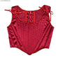 Corset Tops for Women Renaissance Boned Overbust Bustier Corset Top