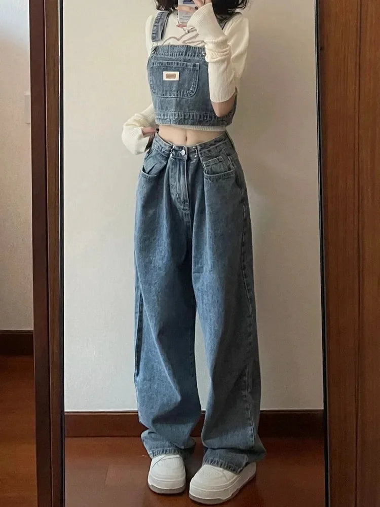 Women's Pants Vintage Denim Newjeans Baggy Jeans Woman High Waist Female Clothing Korean Fashion Streetwear Y2k Clothes