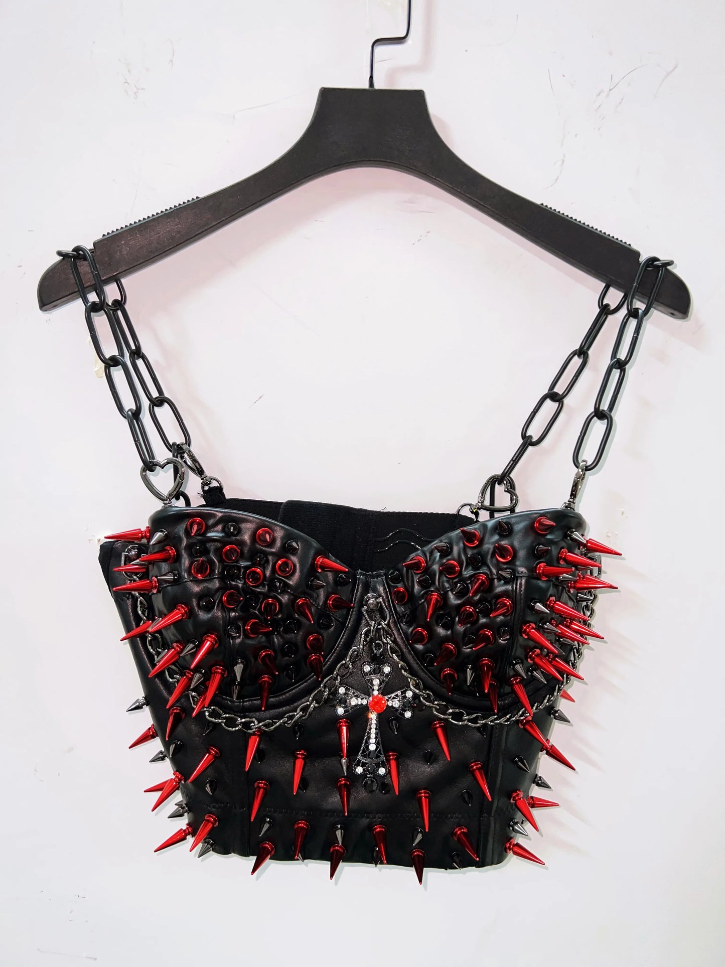 Cross Tops e girl clothes Gothic Tank Tops Punk Tank Tops  vintage tops y2k clothes y2k crop top gothic clothesRivets Tank Tops