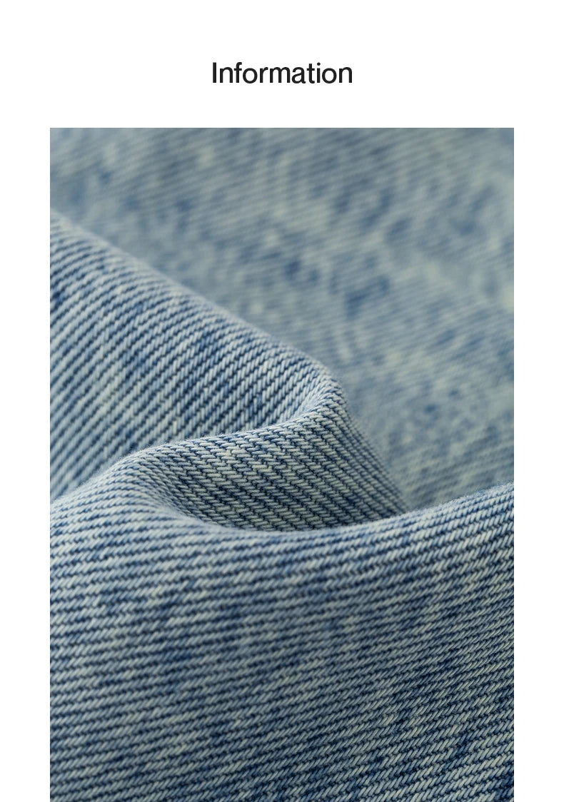 TOYOUTH Women Denim Jeans 2024 Autumn Winter New Mide Waist Straight Wide Leg Long Pants