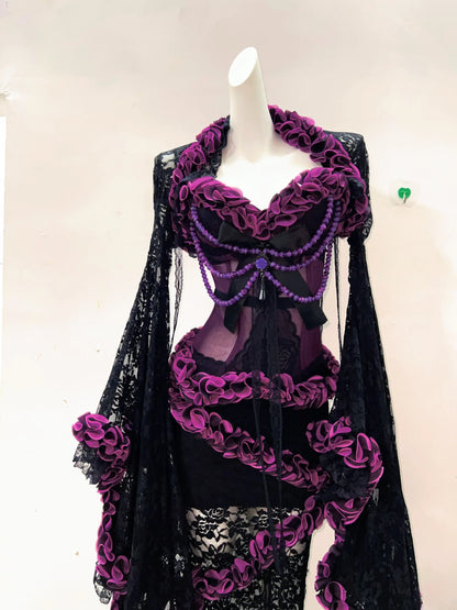 Gothic Tank Tops Punk Tank Tops LolitaTank Tops Kawaii Tank Tops y2k clothes vintage Tops Lace harajuku Tank Tops gothic clothes