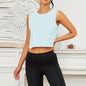 Sports Shirt Vest Loose Seamless Breathable Quick Drying Top Gym Running Fitness Yoga Clothing Lightweight Tops For Women