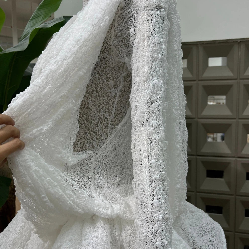 Chic Sheer Three Pieces Mini Dresses For Women Sexy O Neck Long Sleeve Tops Shorts Celebrity See Through Birthday Luxury Outfit