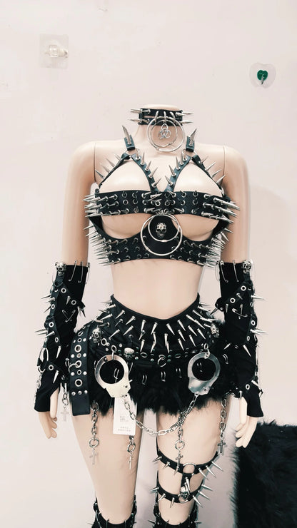 Skull top vintage tops Gothic Tank Tops Punk  Tops y2k clothes y2k crop top gothic clothes y2k top harajuku Tank Tops rivet Tops