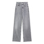 Willshela Women Jeans Denim Pant High Waist Female Chic Lady Casual Basic Mujer Straight Trousers