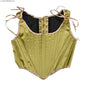 Corset Tops for Women Renaissance Boned Overbust Bustier Corset Top