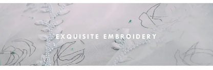 Lucy Wedding Party Al-fitr 3D Decals Graduation Gown Line A Mesh Green Evening Dresses 2024 Prom Dress Women Formal Customized