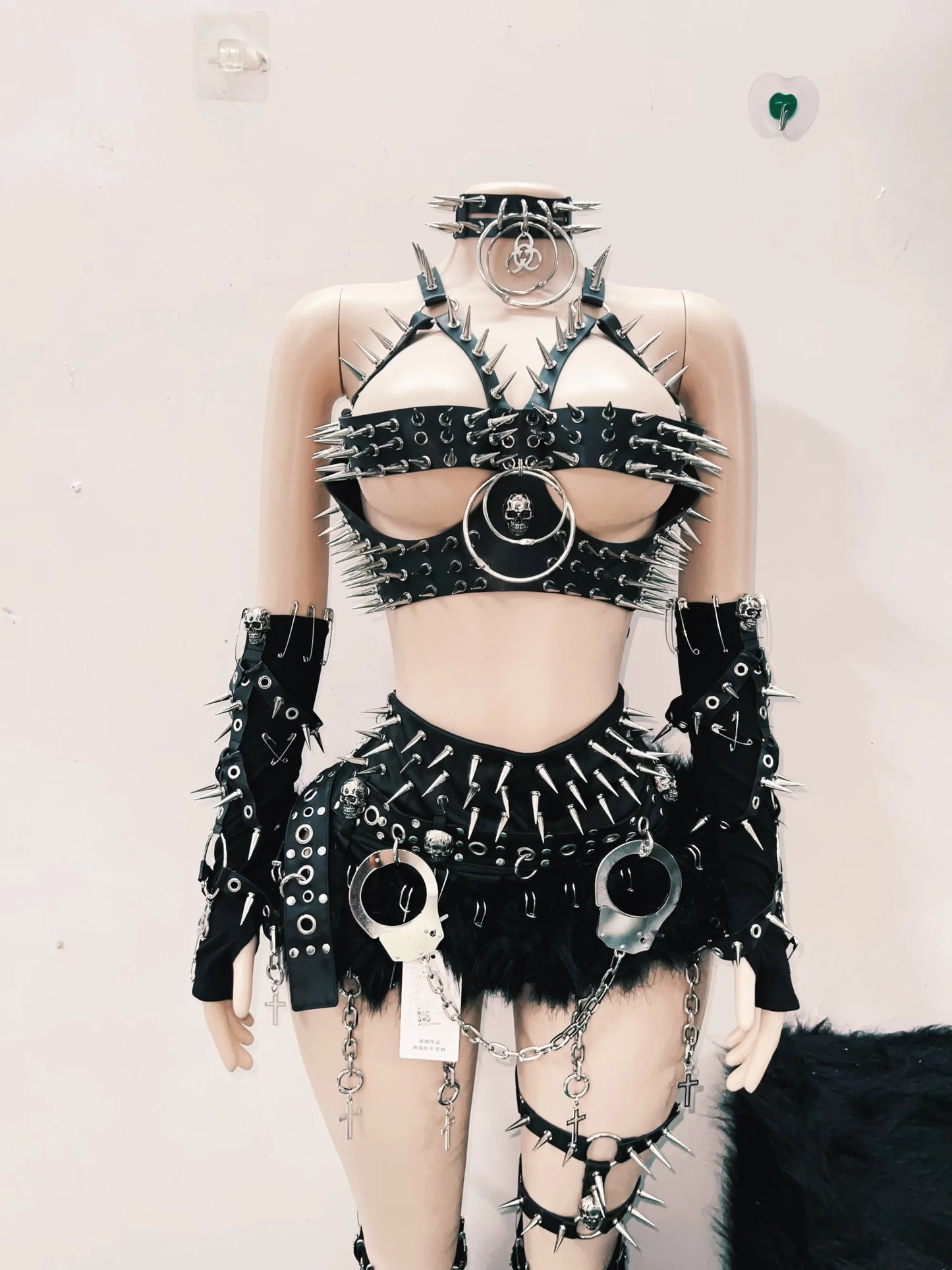 Skull top vintage tops Gothic Tank Tops Punk  Tops y2k clothes y2k crop top gothic clothes y2k top harajuku Tank Tops rivet Tops