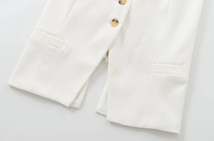 Front Button Tank Tops for Women, Tied Halter Neck, Backless, Female Camis, Sexy Fashion