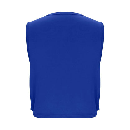 Women Sleeveless Yoga Tops Breathable Blouse Cover Up Gym Workout Cool T-Shirt Running Short Tank Crop Top Athletic Vest