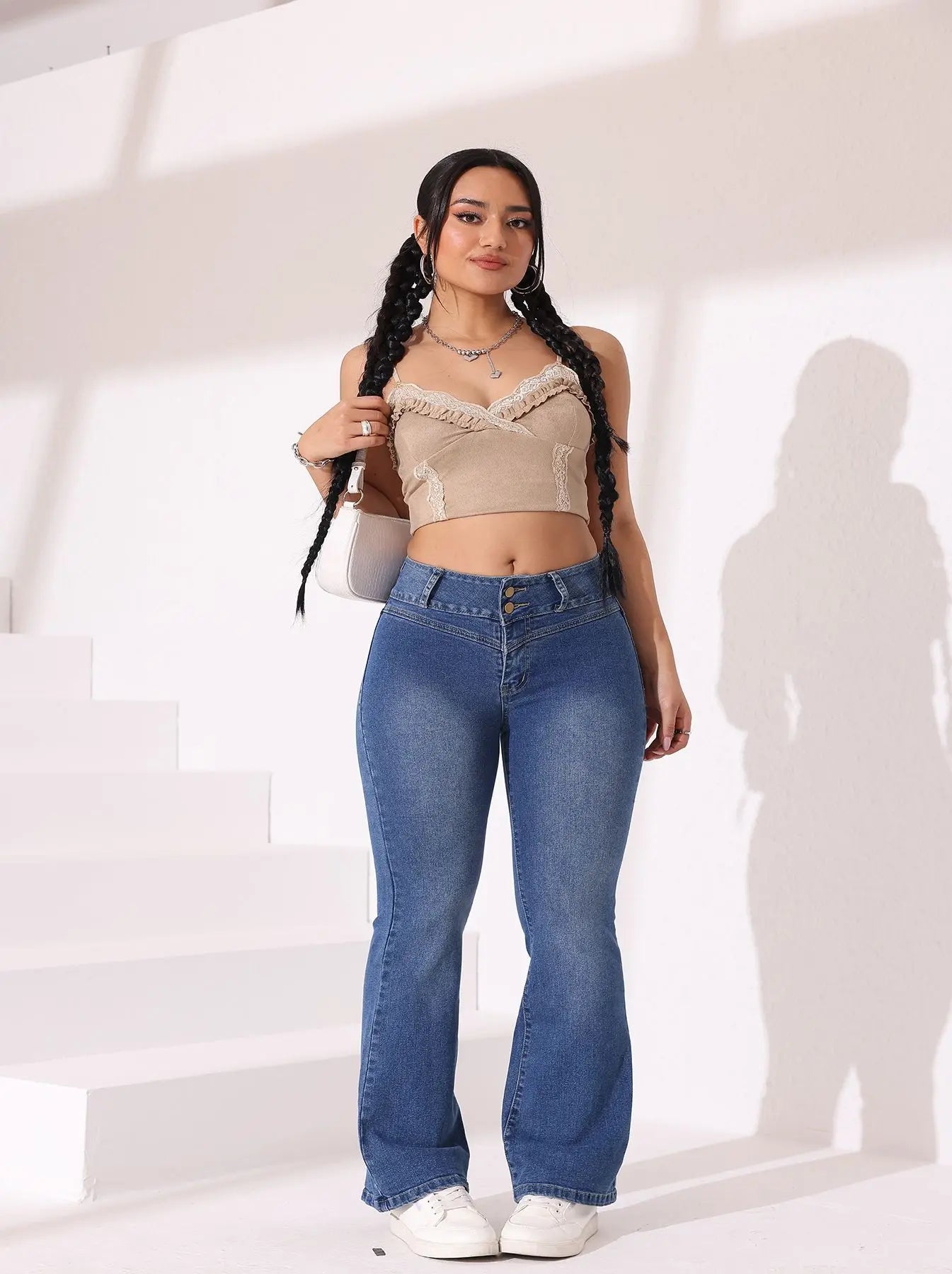 Women's Jeans Pants for Woman Shoujo Girl Style Y2k Baggy Jeans Ladies Harajuku Fashion Coquette Jean Clothing Flared Denim Pant