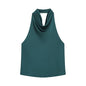 MUJER 2025 Halter Tops for Women Black Satin Backless Top Female Pink Summer Beach Top Woman off Shoulder Camisole Top Women