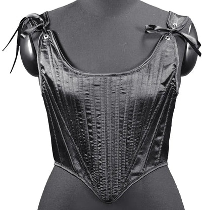 Corset Tops for Women Renaissance Boned Overbust Bustier Corset Top