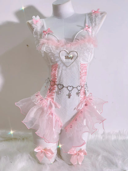 LolitaTank Tops Kawaii  Tank Tops y2k top y2k accessories harajuku  Tops y2k clothes y2k crop top cute tops  Pink Tops laceTops