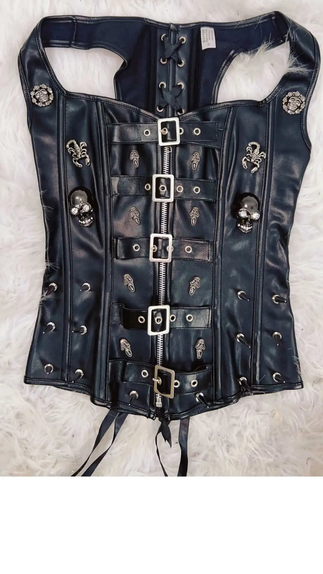Skull Tank Tops Rivets Tank Tops Gothic Tank Tops Punk Tank Tops gothic clothes y2k clothes y2k fashion bustier top vintage tops