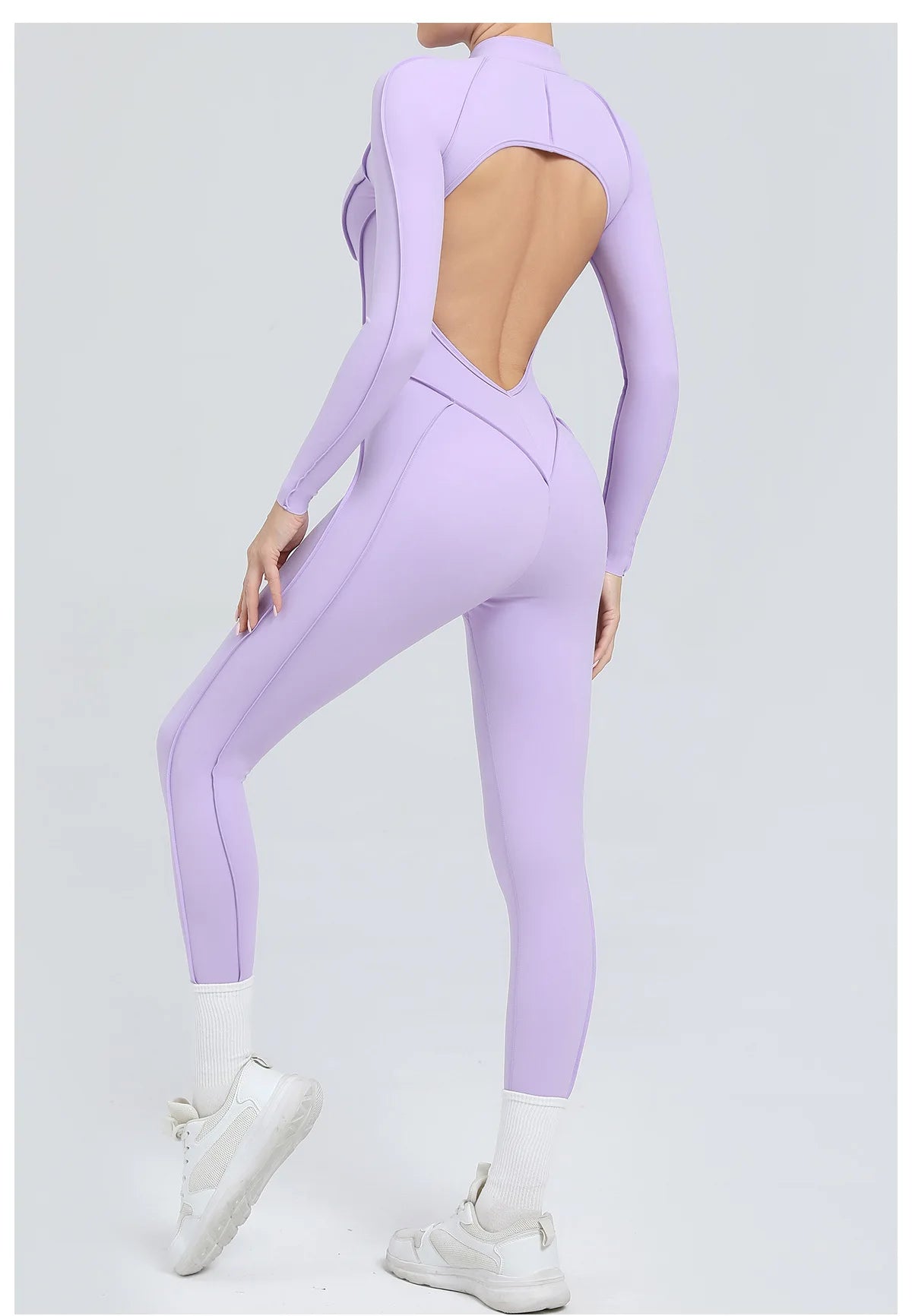 Yoga Suit Gym Set Women Training Sportswear Fitness Long Sleeved Sports Jumpsuit Women Push Up Female Workout Clothes Bodysuits