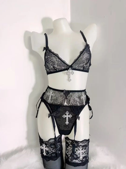 Lace Tank Tops Cross Tops LolitaTank Tops Kawaii Tank Tops Gothic Tank Tops y2k accessories harajuku fashion y2k crop top