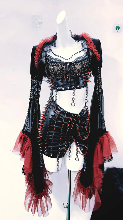 y2k fashion bustier topy2k crop tops gothic clothes Rivet Tank Tops Gothic Tank Tops Punk Tank Tops vintage tops y2k clothes