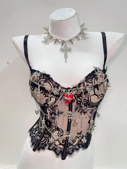 y2k Tops harajuku fashionPunk Tank Tops Cross Tank Tops y2k clothes y2k crop top gothic clothese girl clothes  Gothic Tank Tops