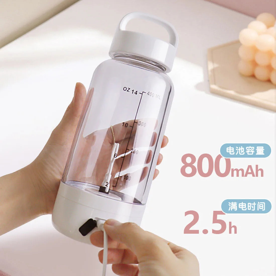 500ML Sport Shaker Bottle Water Cup Protein Shaking Cup Travel lectric Protein Powder Mixing Cup Automatic Portable Shaker Cup