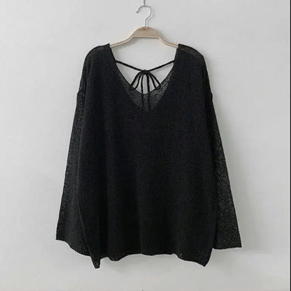 Tops Sweaters For Women With Headings Ladies Sweater Pullover Cropped Autumn 2025 Trend Cute Kawaii Black Knitted High Quality