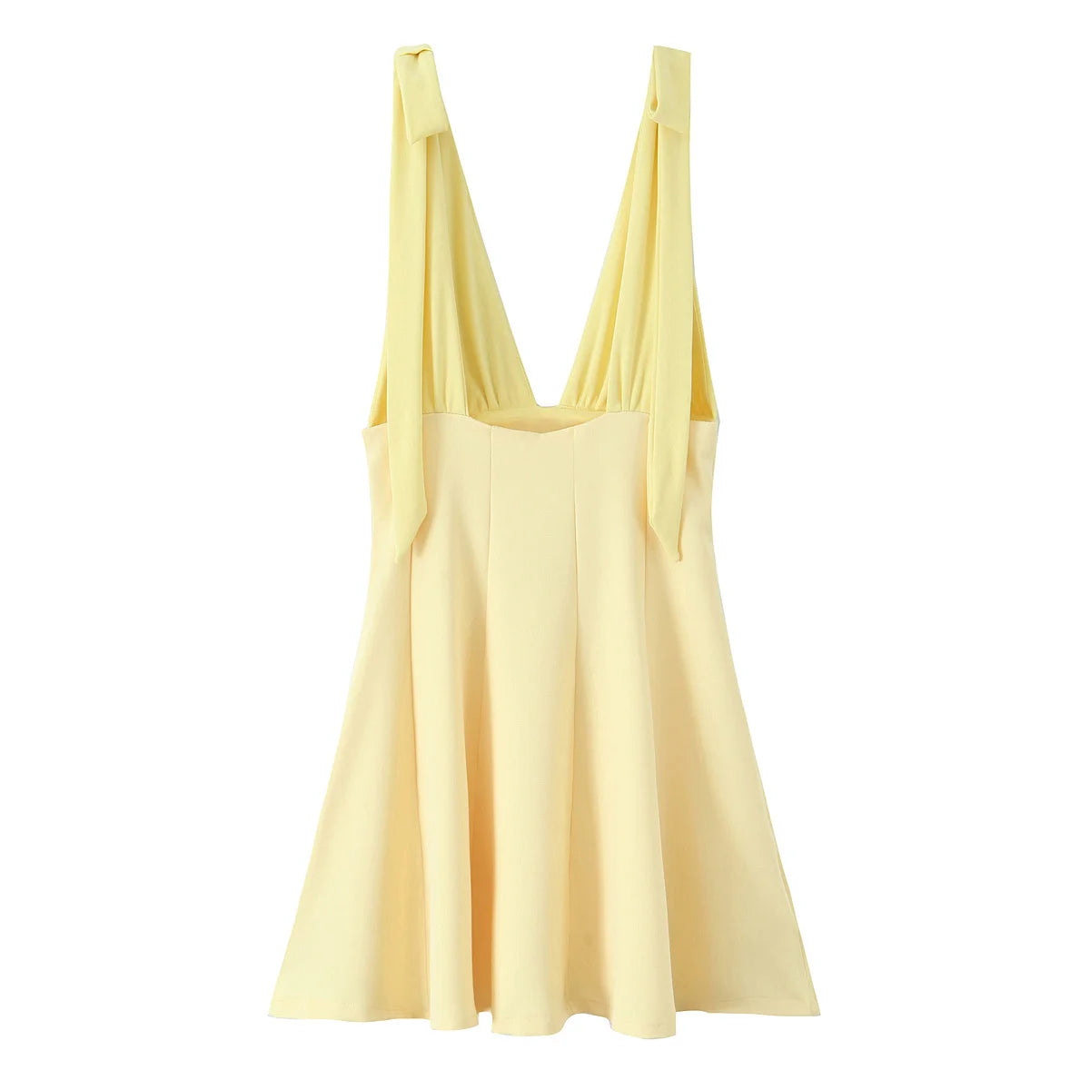 HH Women's New Fashion Mini Dress White Black V-Neck Backless Zipper Decorate Female Summer Sexy Chic Sleeveless Dresses