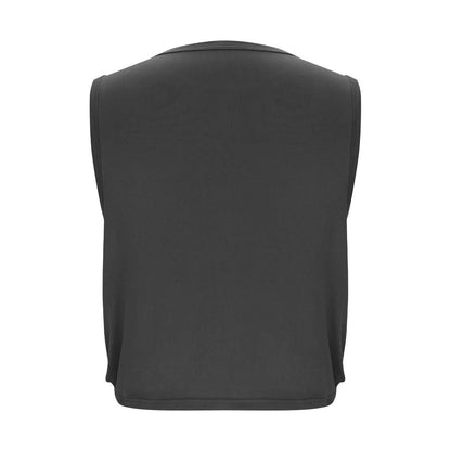 Women Sleeveless Yoga Tops Breathable Blouse Cover Up Gym Workout Cool T-Shirt Running Short Tank Crop Top Athletic Vest