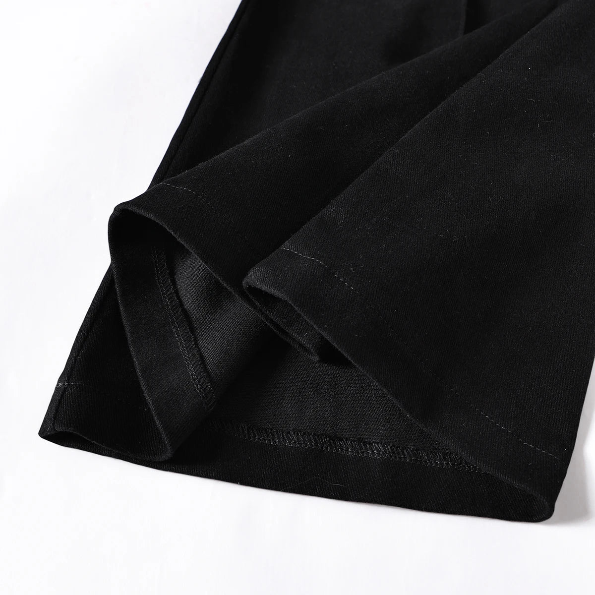 Women's Black Jeans Flare Pants Y2k Retro Emo 2000s Streetwear Fashion Trousers Harajuku Wide Yoga Pants 90s Aesthetic Clothes