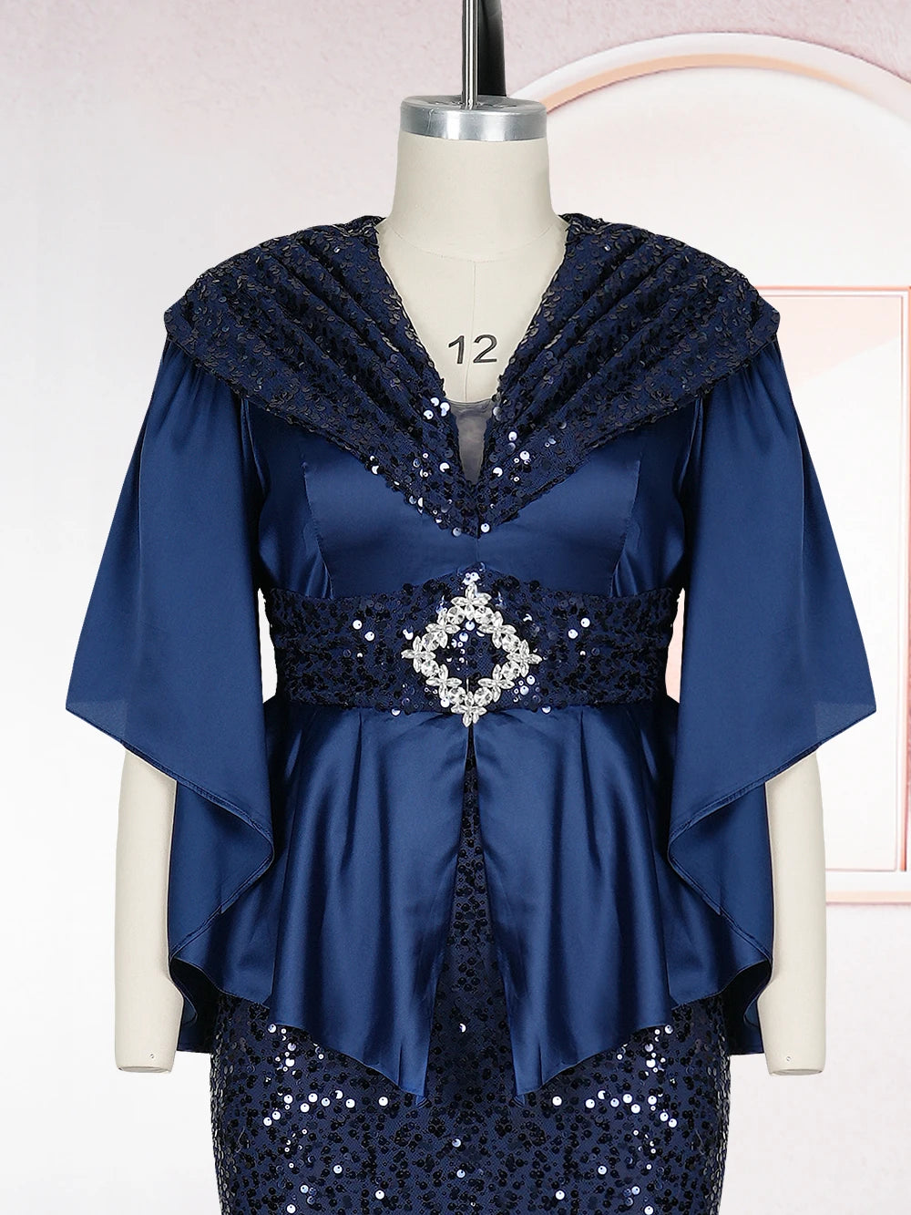 Plus Size Evening Dresses for Women African Luxury Gown Elegant Turkey Muslim Wedding Party Long Dress Ankara Sequin Robe 2026