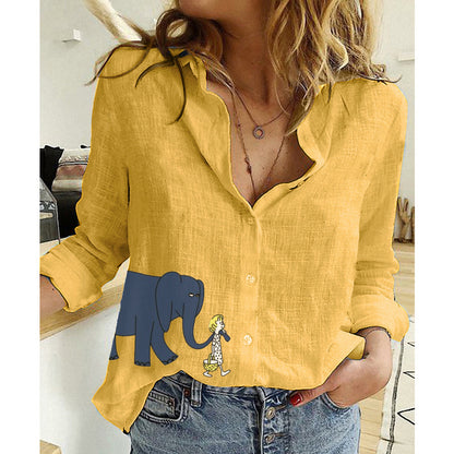 Women Clothing Shirts for Women Tops Tshirts Cotton Linen Casual Fashion Clothes Tees Spring Elegant Streetwear Autumn