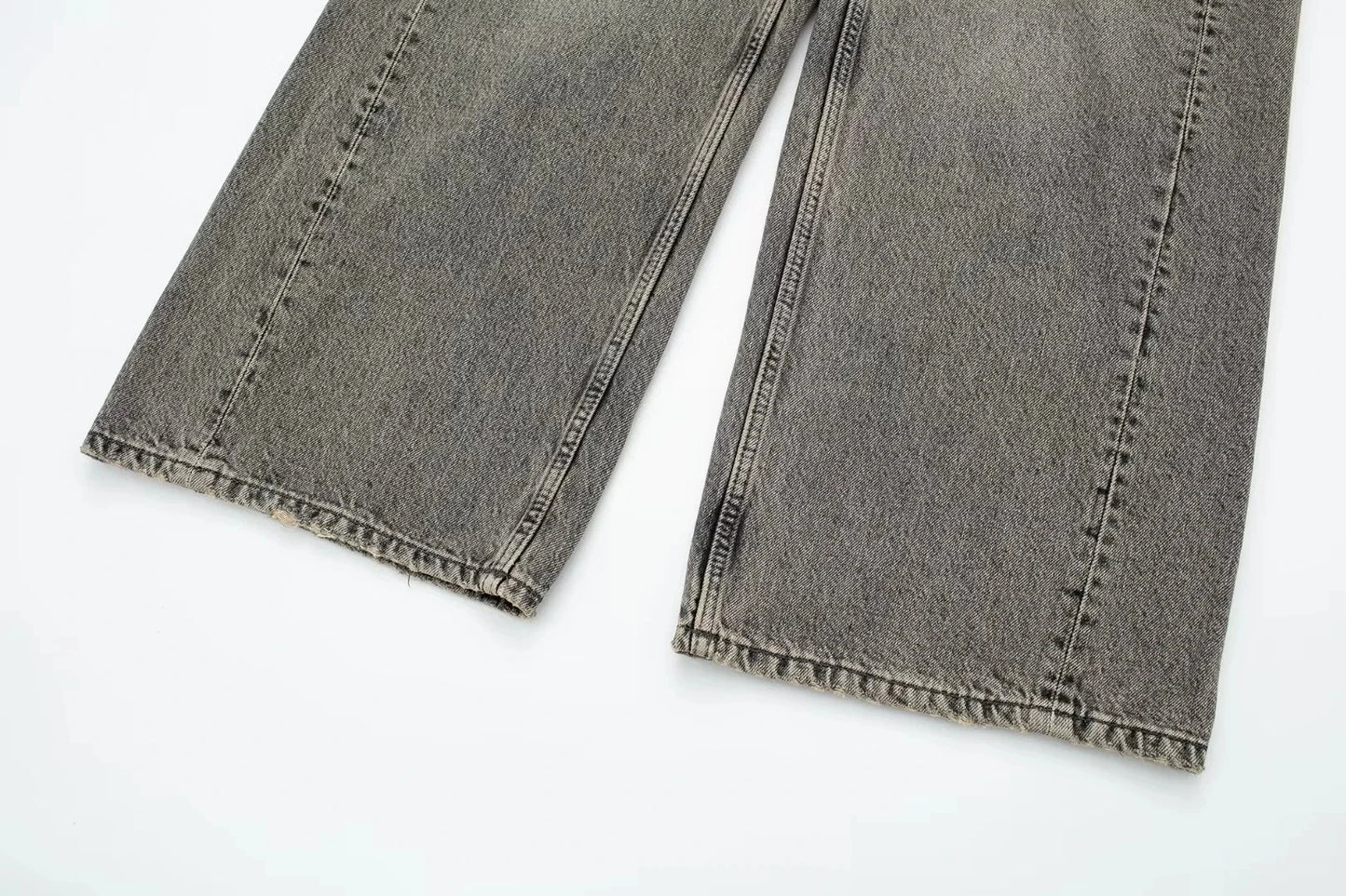 HH Jeans For Women 2023 Worn In All Seasons Denim 4 Colors Long Trousers Female Cool High Street Women's Wide Leg Pants