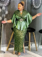 Plus Size Evening Dresses for Women African Luxury Gown Elegant Turkey Muslim Wedding Party Long Dress Ankara Sequin Robe 2026