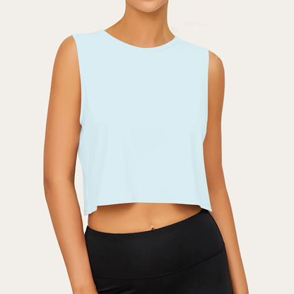 Sports Shirt Vest Loose Seamless Breathable Quick Drying Top Gym Running Fitness Yoga Clothing Lightweight Tops For Women