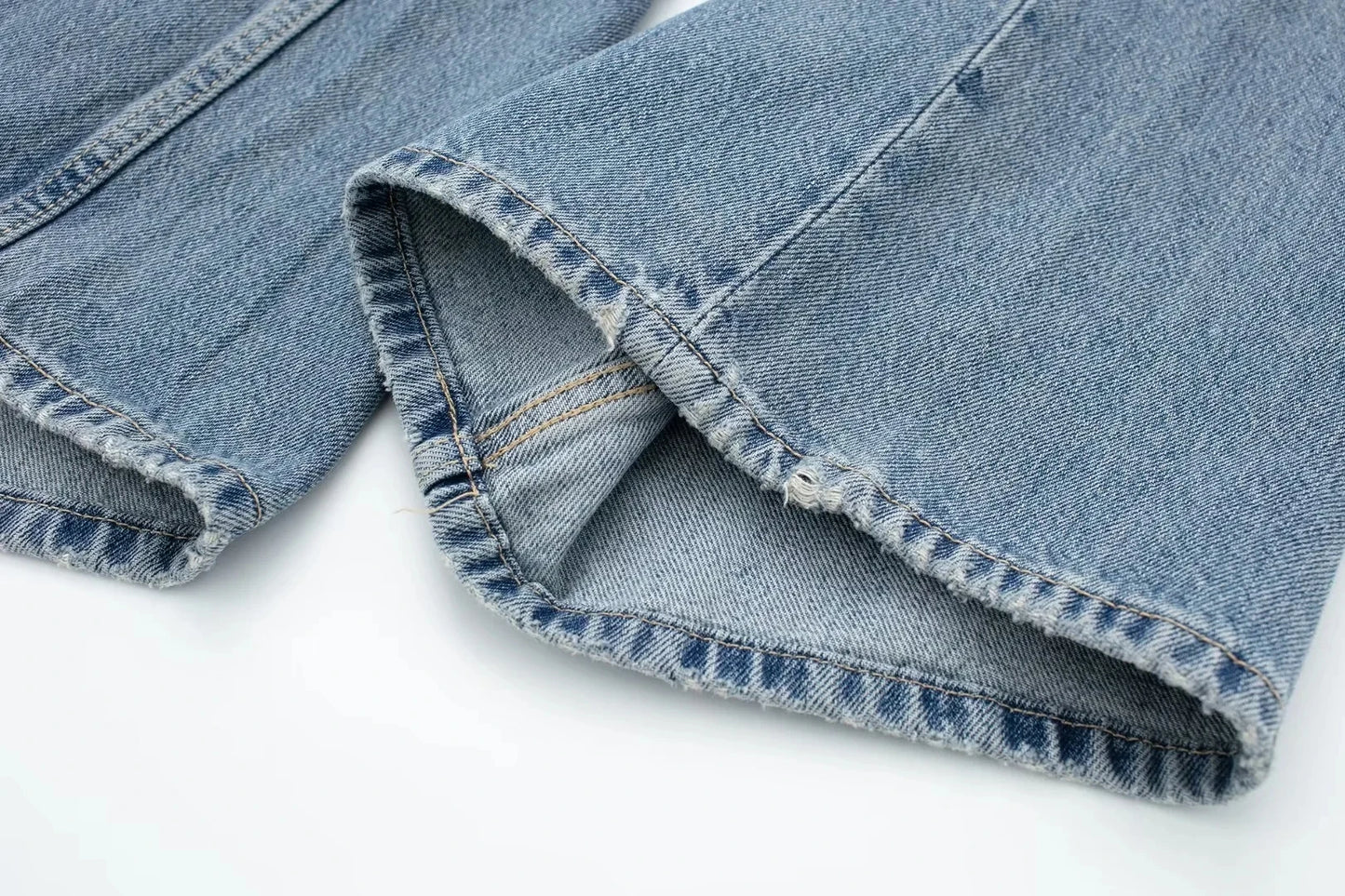 HH Jeans For Women 2023 Worn In All Seasons Denim 4 Colors Long Trousers Female Cool High Street Women's Wide Leg Pants