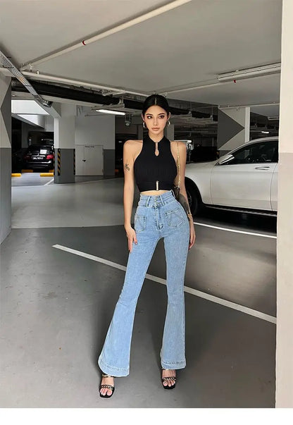 2025 Women Sexy Tank Tops Chic Y2K Tops Halter Off Shoulder Tops Crop Elastic Solid Tank for Women Summer