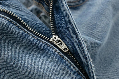 HH Jeans For Women 2023 Worn In All Seasons Denim 4 Colors Long Trousers Female Cool High Street Women's Wide Leg Pants