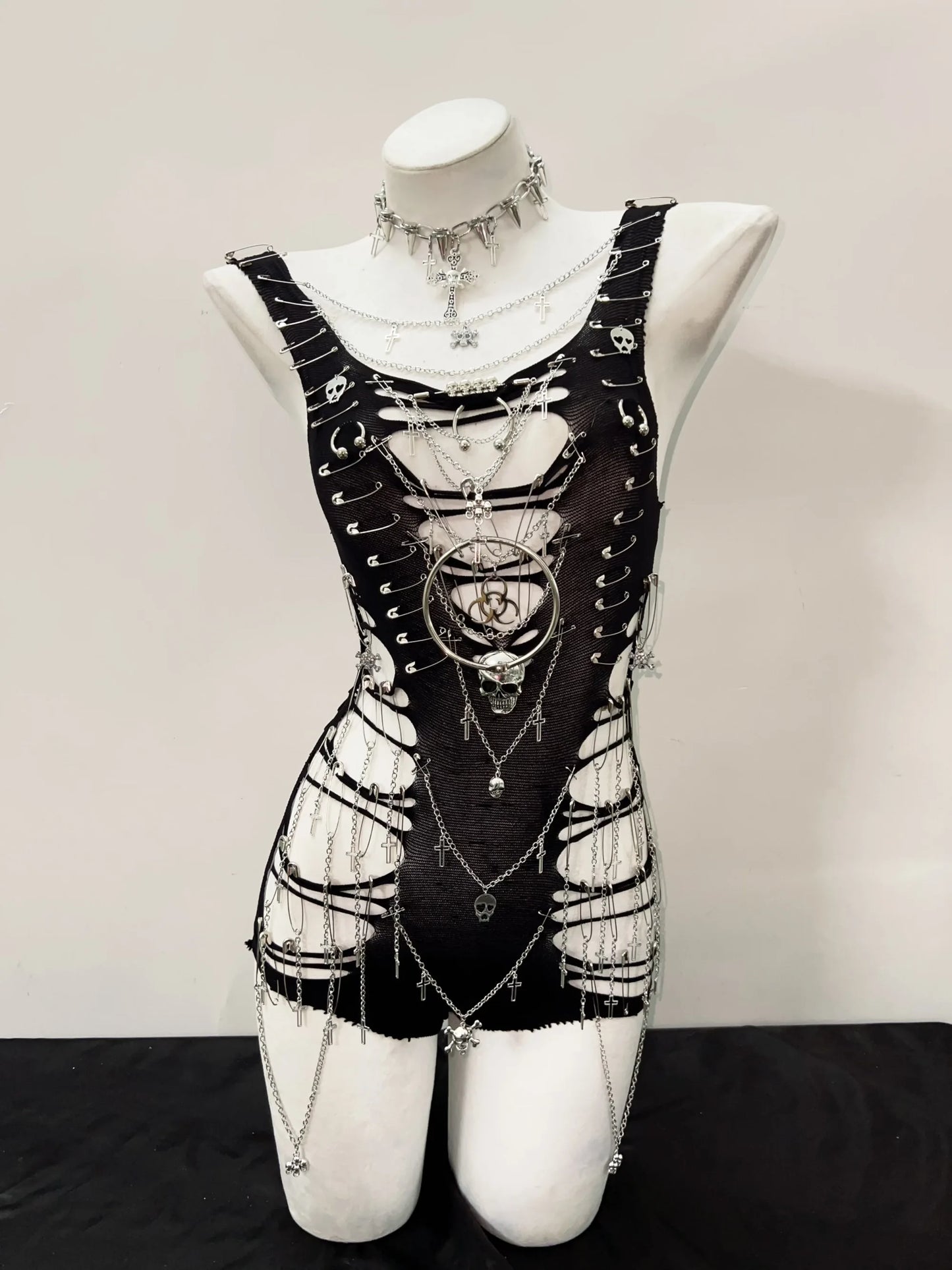 Gothic Tank Tops Punk Tops y2k fashion Cross Tops bustier top y2k crop tops gothic clothes Skull top fairy grunge y2k clothes