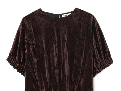 Women Top 2025 New Fashion Velvet Elegant Vest Tops For Women Short Sleeve Commuting Personality Short Top Casual Waistcoat