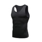 Men's Gyms Clothing Sports Fitness Tank Top Quick Dry Vest Workout Running Sportswear Tops Round Neck Sports Shirt