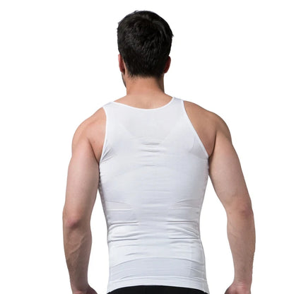 Mens Compression Sleeveless Jersey Fitness Clothes Training Shirts Gym Tank Tops Running Sports Skinny Vest Tight T-Shirt