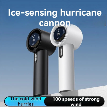 Xiaomi 2025 Handheld high-speed fan USB charging mini portable 100 speed turbo violent small fan 3000mAh For Sport