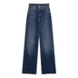 Willshela Women Jeans Denim Pant High Waist Female Chic Lady Casual Basic Mujer Straight Trousers