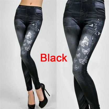 Women's Fashion New Sexy Skinny Leggings Jeans Jeggings Stretchy Pants Denim