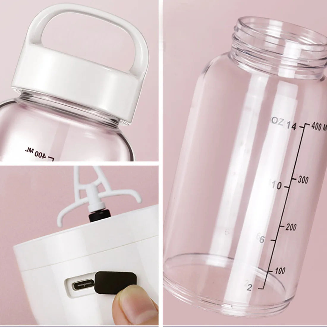 500ML Sport Shaker Bottle Water Cup Protein Shaking Cup Travel lectric Protein Powder Mixing Cup Automatic Portable Shaker Cup