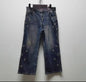 Spanish export original single patchwork sporty and casual loose skinny women's jeans