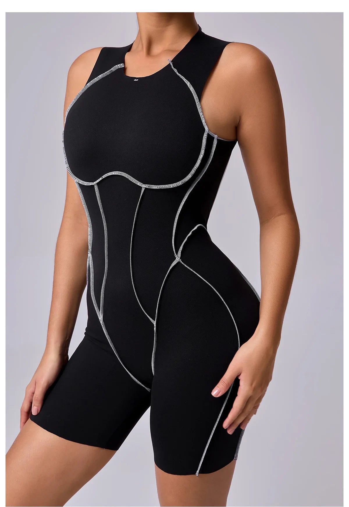 Yoga Clothes Set Workout Jumpsuits Sports Outfits Fitness Sportswear Women Tracksuit Push Up Rompers Gym Bodysuits Athletic Wear