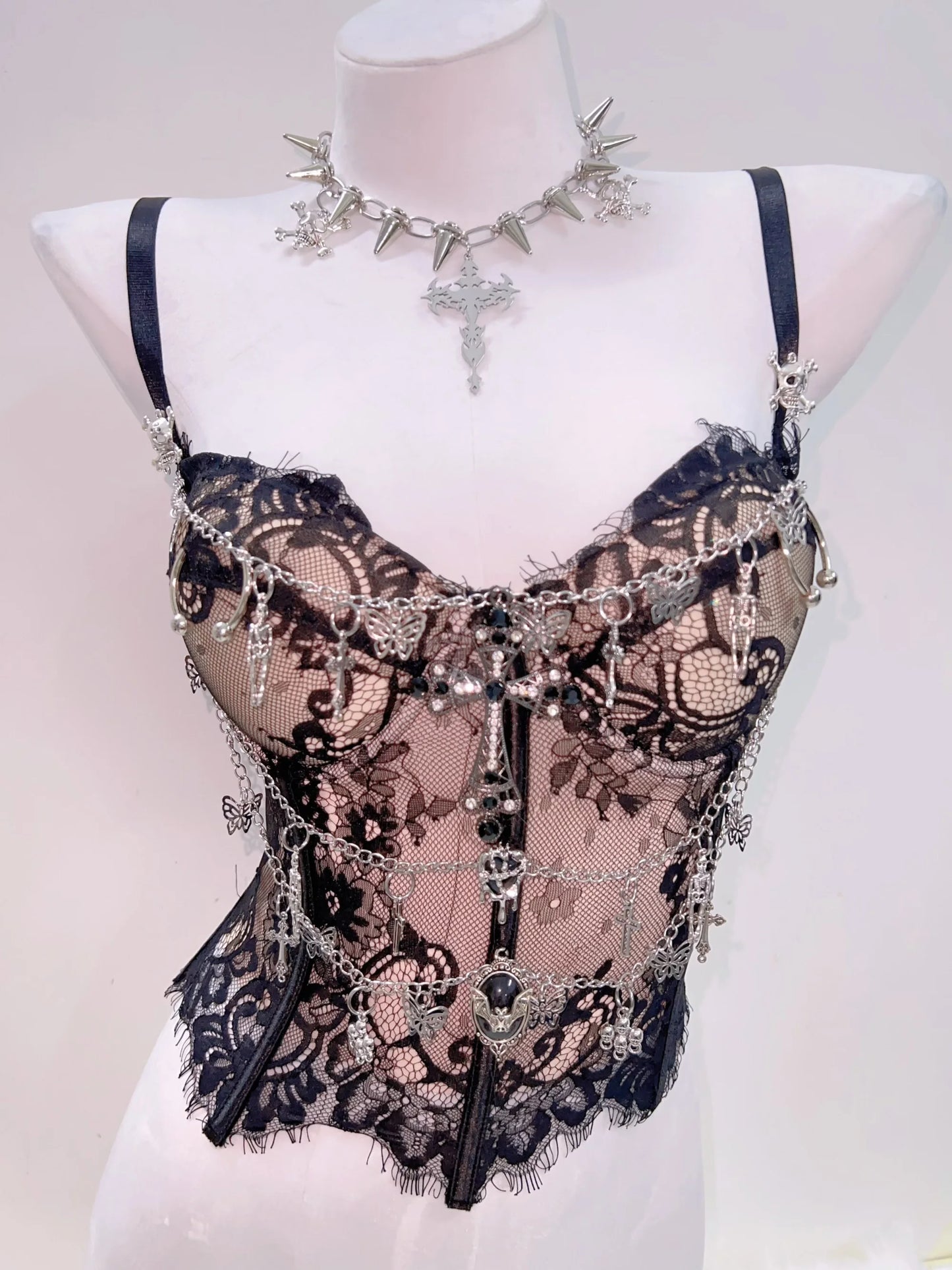 y2k Tops harajuku fashionPunk Tank Tops Cross Tank Tops y2k clothes y2k crop top gothic clothese girl clothes  Gothic Tank Tops