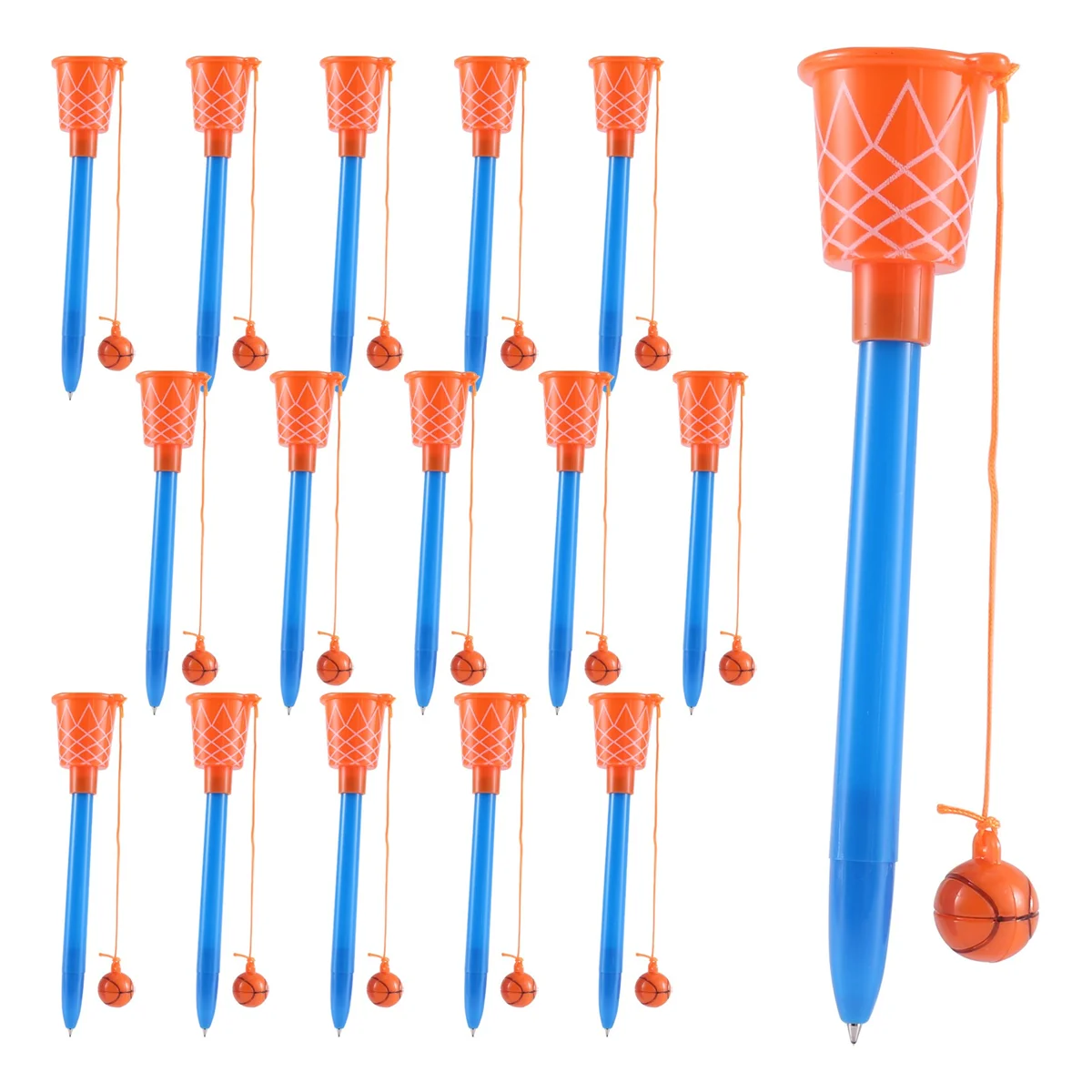 Basketball Hoop Pens,Basketball Party Favors -Sports Novelty Pens with Basketball Toss for Sport Themed Birthday Party